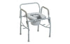 Drive Steel Drop Arm Bedside Commode With Padded Seat & Arms