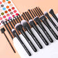 elegant makeup brush set