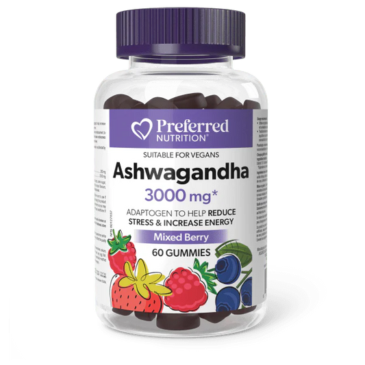 Preferred Nutrition: Ashwagandha Gummies 3000mg