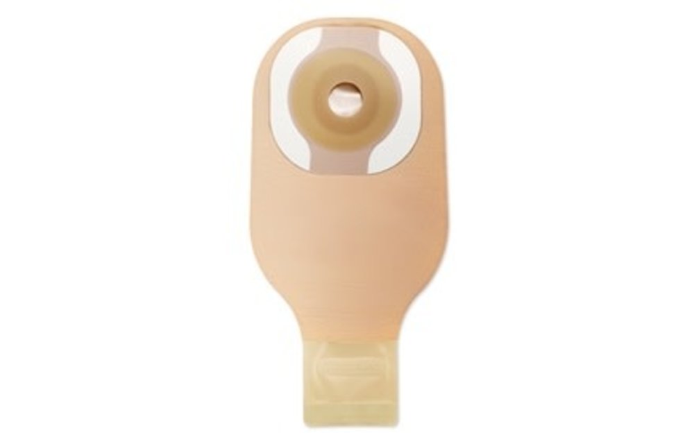 PREMIER CERAPLUS 1-PIECE DRAINABLE POUCH W/ TAPE BORDER, LOCK N ROLL CLOSURE, BEIGE, W/ FILTER, PRE-CUT 1 3/8IN (35MM) BX/10