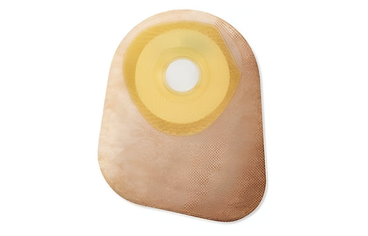 Premier One-Piece Flat Skin Barrier 7" Closed Pouch Beige Softflex, With Filter Cut-To-Fit 2-1/8" Bx/30