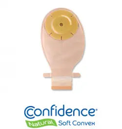 Bx/10 Confidence Natural Soft Convexity With Flexifit & Aloe Drainable Cut To Fit 13-25Mm Long