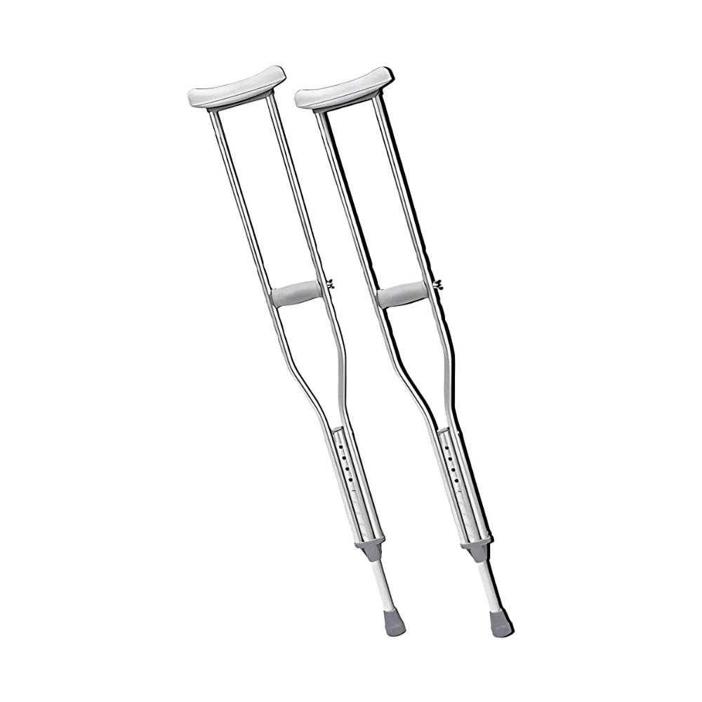 Aluminum Crutches with Accessories, Tall