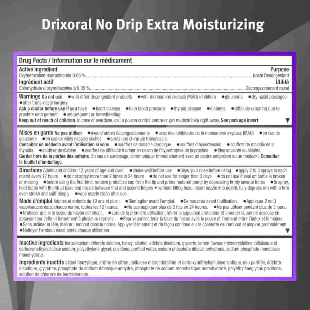 no drip nasal spray