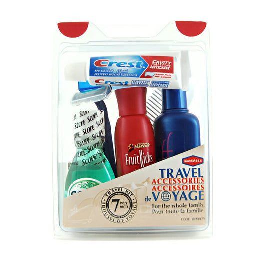 MANS TRAVEL KIT 7PCMANS TRAVEL KIT 7PC