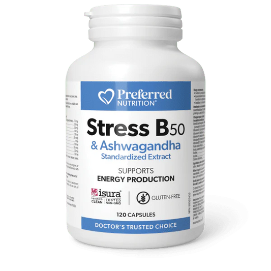 Preferred Nutrition: Stress B50 Ashwagandha