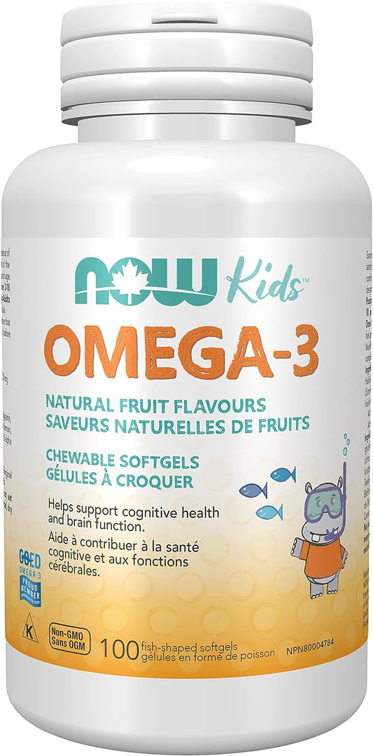 NOW: Squishy Fishies Omega-3 Softgels