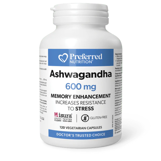 Preferred Nutrition: Ashwagandha 600mg