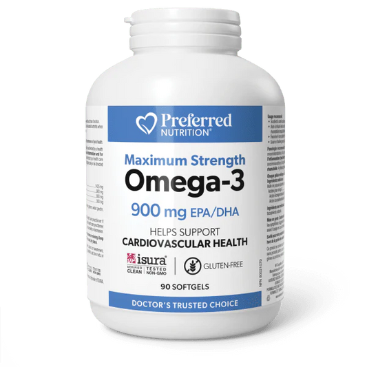 Preferred Nutrition: Maximum Strength Omega-3 900 MG