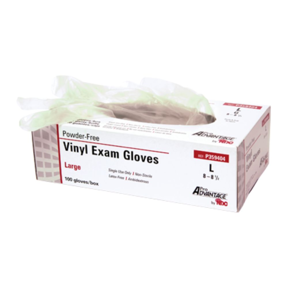 Pro Advantage® Vinyl Exam Gloves (100 per box), X-Small