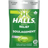 Halls Relief Mentho-Lyptus Kiwi Apple Flavour, 25 Cough Drops