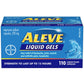 ALEVE Pain Relief Liquid Gels, Strength to Last Up to 12 Hours, Naproxen Sodium 220mg, 110 Liquid Gel Capsules