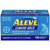 ALEVE Pain Relief Liquid Gels, Strength to Last Up to 12 Hours, Naproxen Sodium 220mg, 110 Liquid Gel Capsules