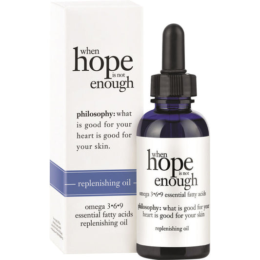 When Hope Is Not Enough Omega 3-6-9 Replenishing Oil