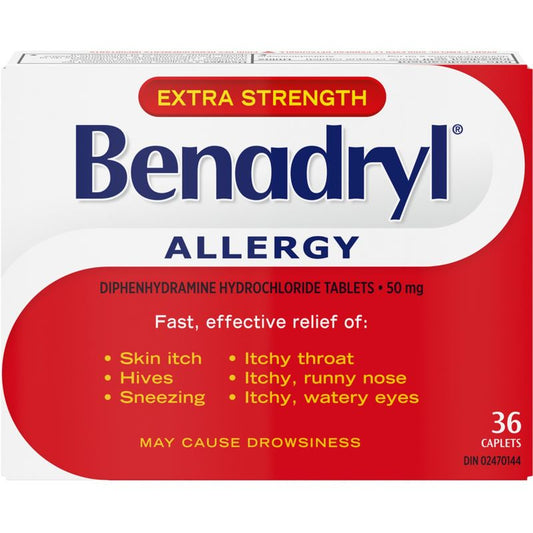Extra Strength Allergy Medicine, 50mg