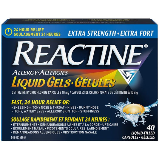 Extra Strength 24Hr Allergy Medicine, Liquid Gels 10mg