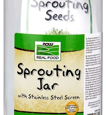 NOW: Sprouting Jar with Lid