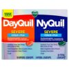 DayQuil Sinus Liquid Capsules + Vicks NyQuil Sinus liquid Capsules, Total 24 Count