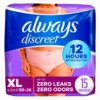 Discreet, Postpartum Incontinence Underwear, Maximum, 15 Underwear