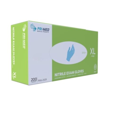 PRIMED® Sense Nitrile Exam Gloves, XL (Box 200 pcs)