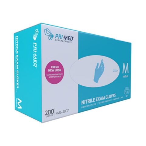 PRIMED® Soft Nitrile Exam Gloves, Extra Small (Case 2000 pcs)