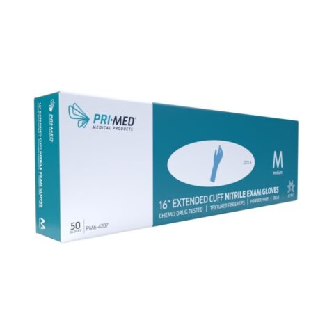 PRIMED® EC Pro Extended Cuff Nitrile Glove, X-Large (Box 45 pcs)