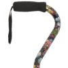 PCP Offset Adjustable Aluminum Cane, Butterfly