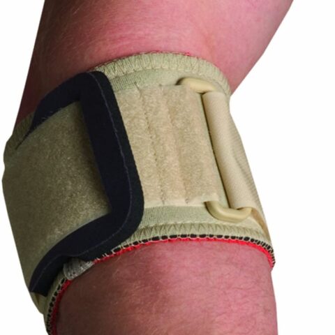 Tennis Elbow Strap Wiith Pad, Black, Small