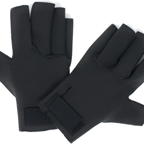 Pr/1 Otc Arthritis Gloves Neoprene Black Xs (6 1/2 - 7") Retains Heat W/ Interior Lining Unisex Latex-Free