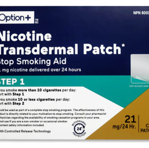 Option+ Nicotine Transdermal Patch - 7 Clear Patches