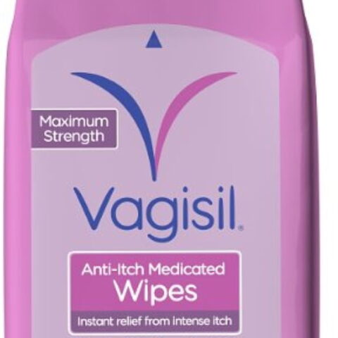 Vagisil Anti-Itch Medicated Wipes 20 Each (Pack of 3)