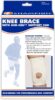 Ea/1 Elastic Knee Brace Inverted Hor-Shu Pad,  White Large