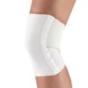 Otc Pullover Elastic Medium Knee Support W/ Spiral Stays 2xl (19 - 21 3/4") One-Way Stretch White - Ea/1