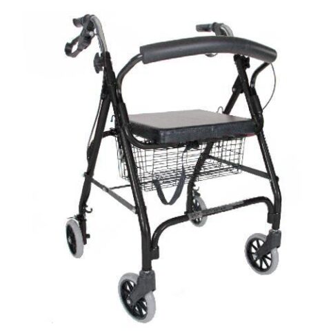 Rollator With Loop Breaks, Black