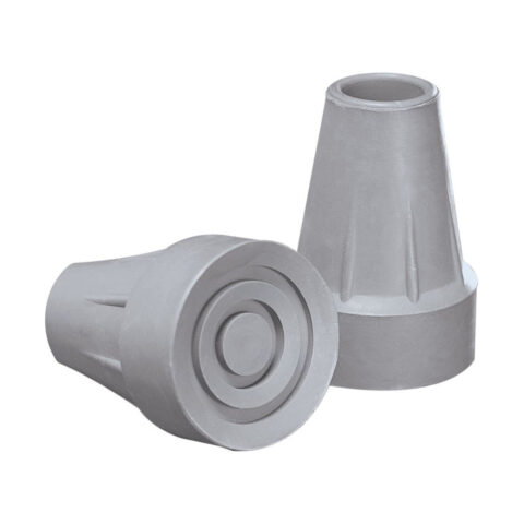 Pk/2 Replacement Crutch Tips Large Grey