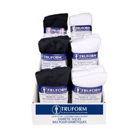Truform Diabetic Sock Counter Display, Non-Returnable