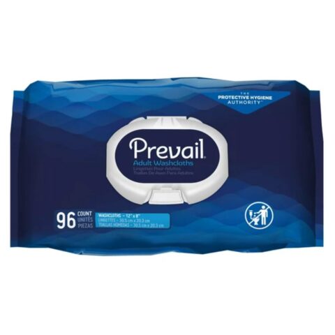 Prevail® Adult Washcloths, 96 Count (Tub 96 pcs)