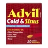 Advil Cold & Sinus Caplets – 20’s
