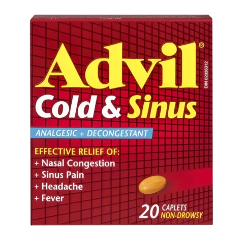 Advil Cold & Sinus Caplets – 20’s