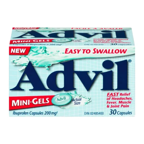 Advil® Regular Strength Mini Gels Ibuprofen Capsules (1 Box 30 Count)