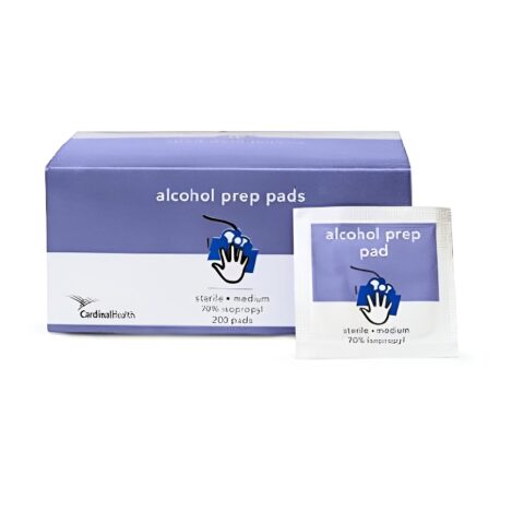 Cardinal Health Alcohol Prep Pad Sterile Large Nonwoven Material MW-APL 1 Box