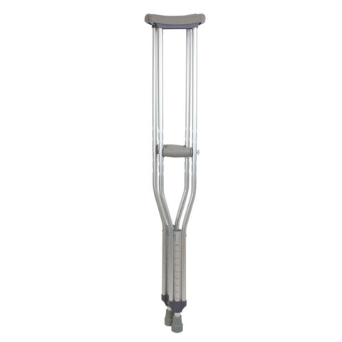 Dynarex® Aluminum Crutches, Adult, 5'2" - 5'10" (Per Pair)