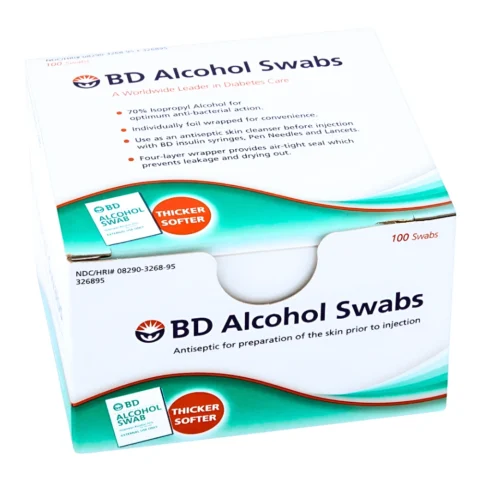 BD® Alcohol Swabs Individually Wrapped (1 Box 100 Swabs)