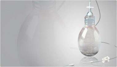 Pleurx Vacuum Bottle W/ Drain Line 1000ml - Ea/1