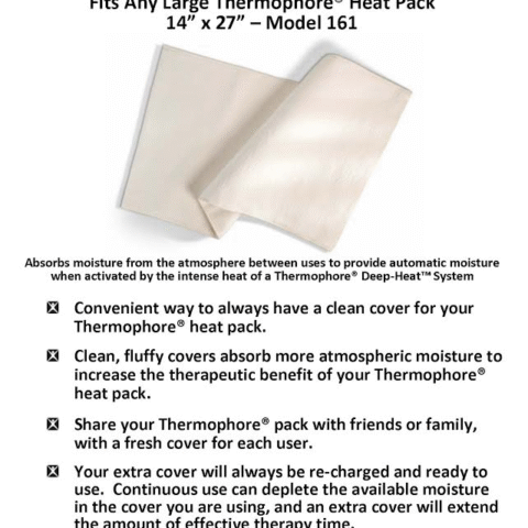 Fleece Moist-Sure Cover Large/14in X 27in - Ea/1