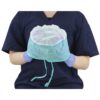 PRIMED® Bouffant Caps, Spunbond, Large, White - Vacuum Packed (Box 250 pcs)