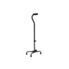 Carex Heavy Duty Quad Cane With Large Base, Black