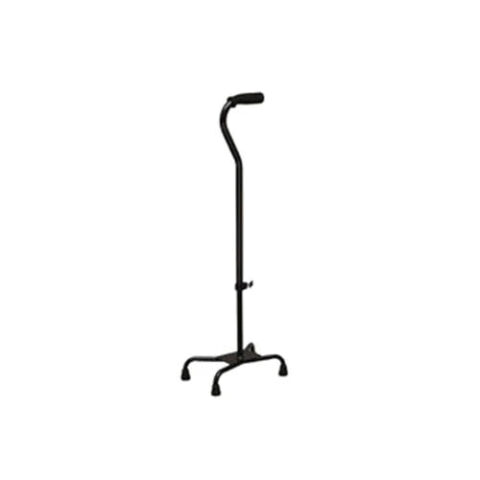Carex Heavy Duty Quad Cane With Large Base, Black