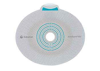 SenSura® Mio Flex Skin Barrier, Non-Convex, Cut-to-Fit Stoma Opening 3/8" - 2" (10mm - 48mm), Flange 2" (50mm) - Box of 10