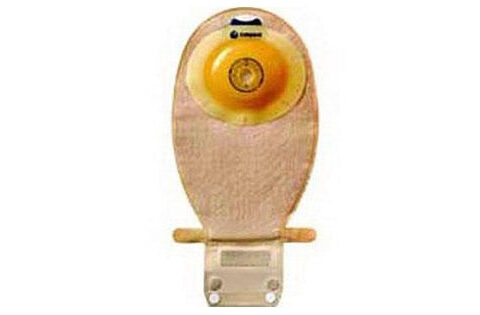 SenSura® One-Piece Drainable Pouch with Easiclose WIDE-Outlet, Opaque 12" (30cm), Convex Light, Stoma Opening 1-1/4" (31mm) - Box of 10